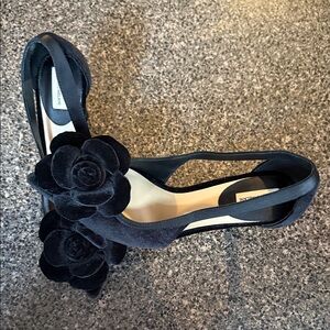 Antonio Melani Black Floral Heels Brand New 🔥🔥🔥🔥